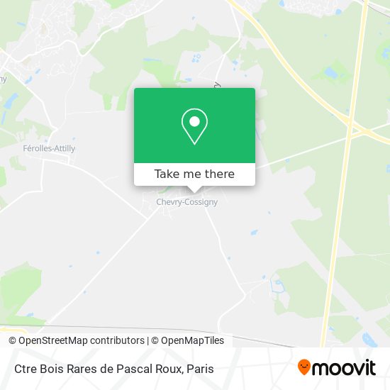 Ctre Bois Rares de Pascal Roux map