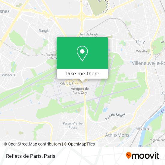 Mapa Reflets de Paris