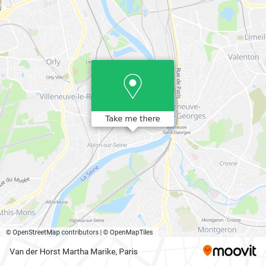 Van der Horst Martha Marike map
