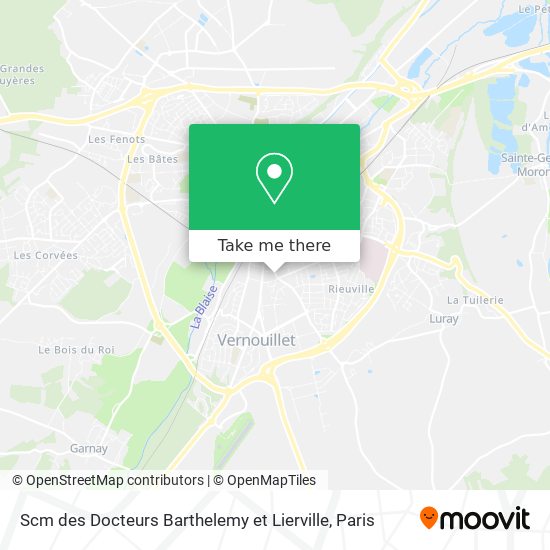 Mapa Scm des Docteurs Barthelemy et Lierville