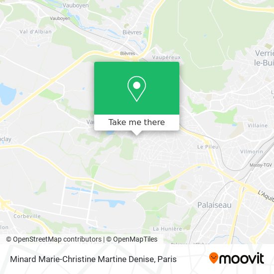 Minard Marie-Christine Martine Denise map