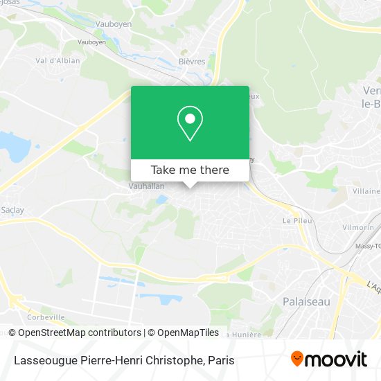 Mapa Lasseougue Pierre-Henri Christophe