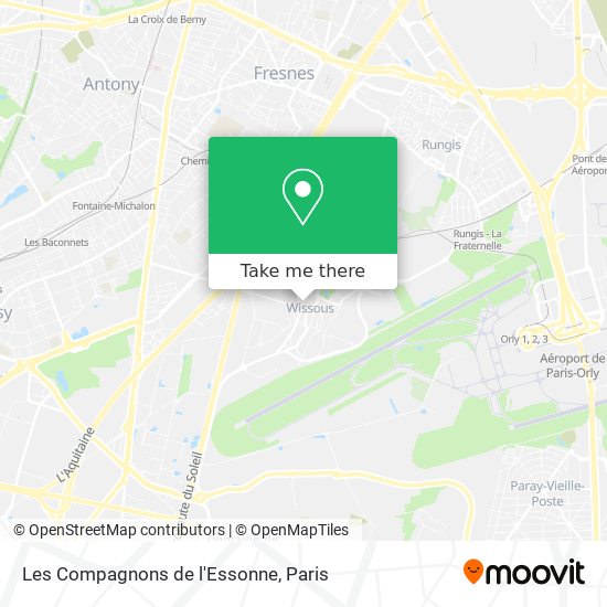 Les Compagnons de l'Essonne map