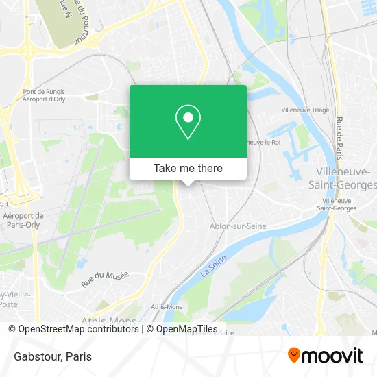 Gabstour map