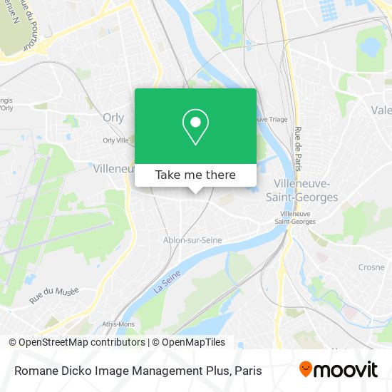 Romane Dicko Image Management Plus map