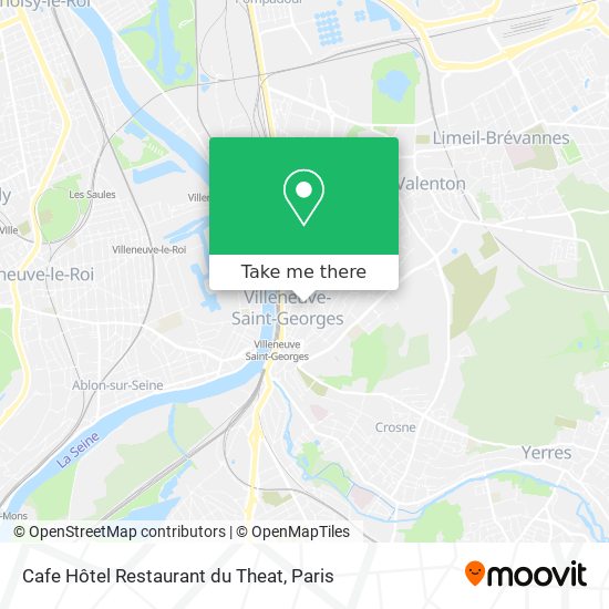 Cafe Hôtel Restaurant du Theat map