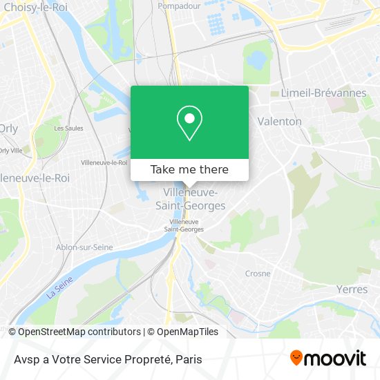 Avsp a Votre Service Propreté map