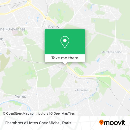Chambres d'Hotes Chez Michel map