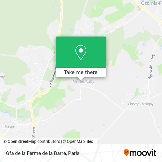 Gfa de la Ferme de la Barre map