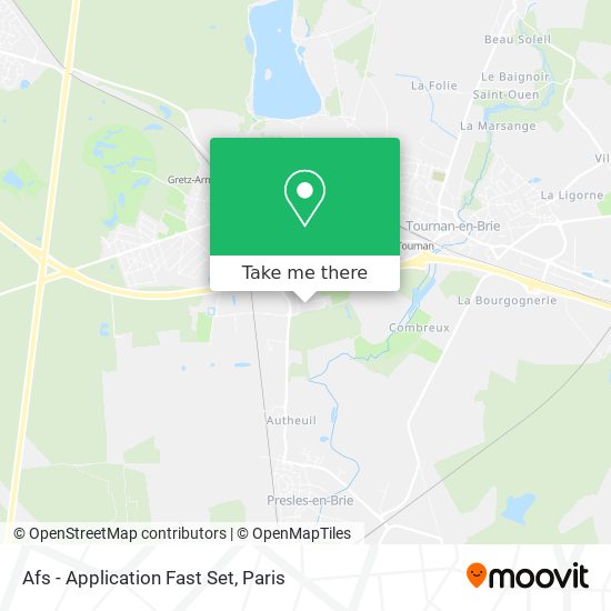 Mapa Afs - Application Fast Set