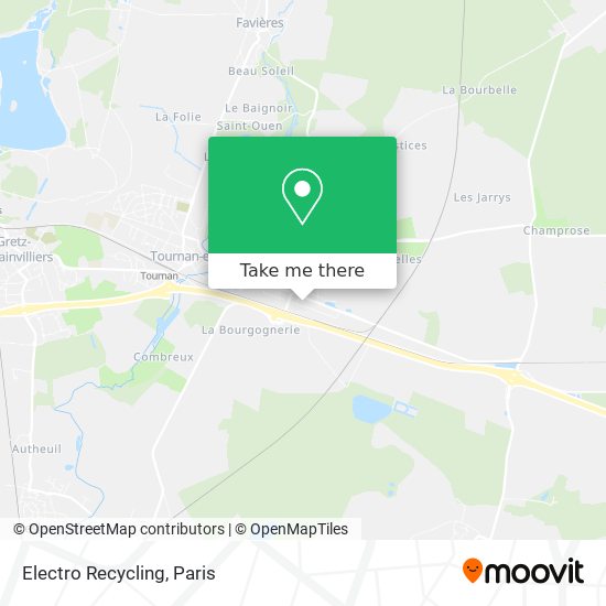 Electro Recycling map