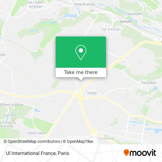 Ul International France map