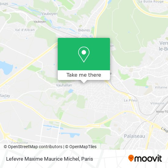 Mapa Lefevre Maxime Maurice Michel