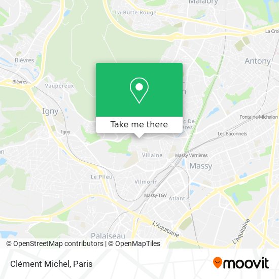 Mapa Clément Michel