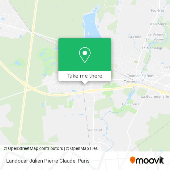 Landouar Julien Pierre Claude map