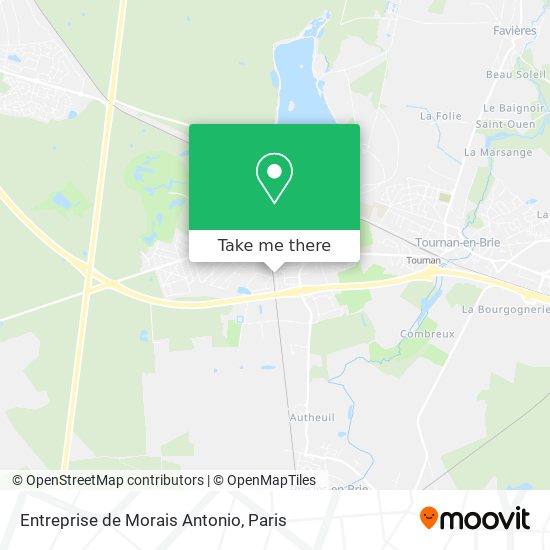 Mapa Entreprise de Morais Antonio