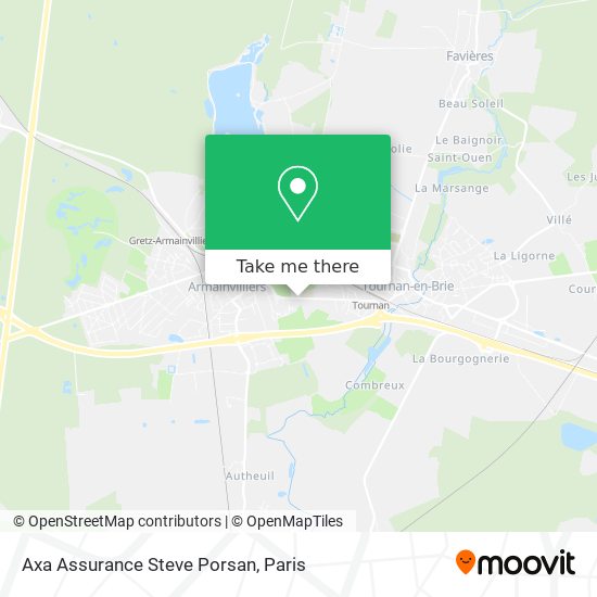 Axa Assurance Steve Porsan map