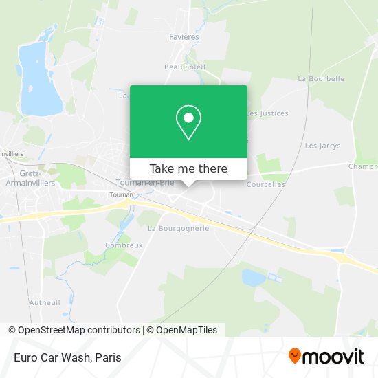 Mapa Euro Car Wash