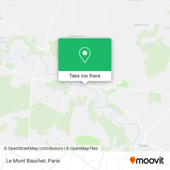 Le Mont Bauchet map