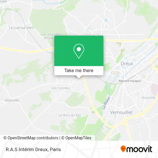 Mapa R.A.S Intérim Dreux
