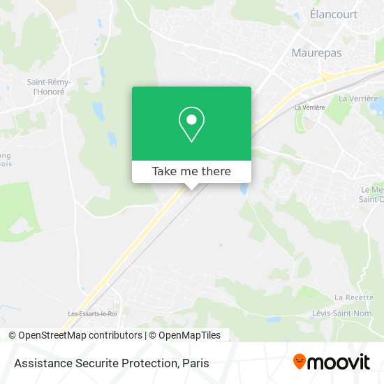 Assistance Securite Protection map