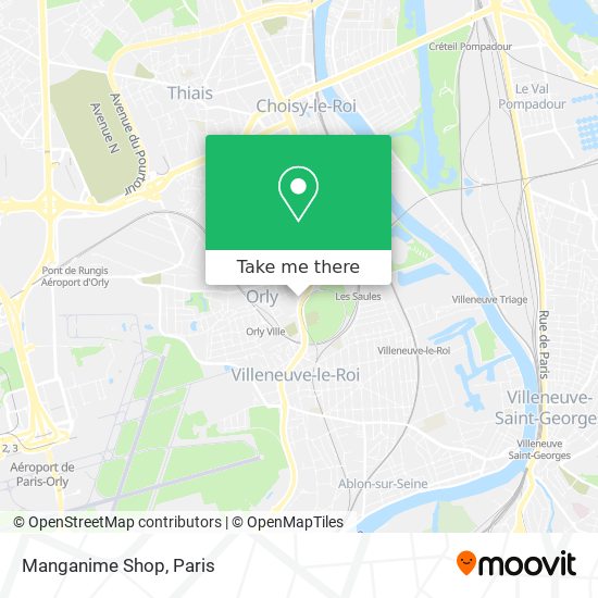 Manganime Shop map