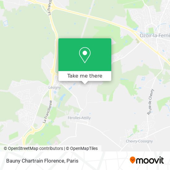 Bauny Chartrain Florence map