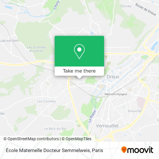 Mapa École Maternelle Docteur Semmelweis