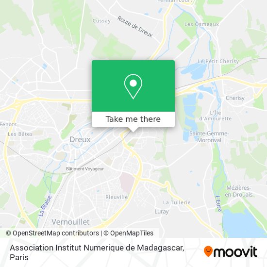 Association Institut Numerique de Madagascar map