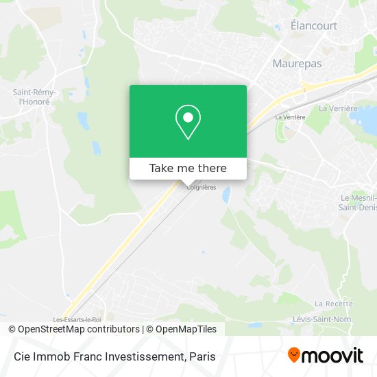 Cie Immob Franc Investissement map