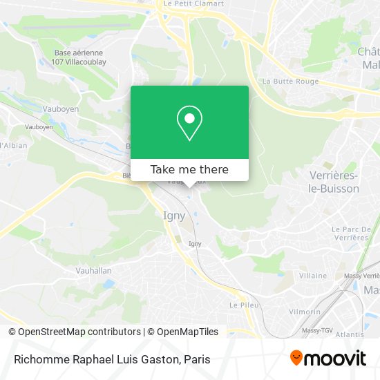 Mapa Richomme Raphael Luis Gaston