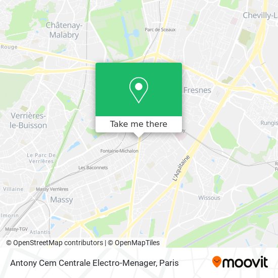 Antony Cem Centrale Electro-Menager map