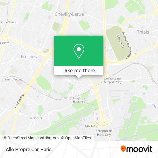 Allo Propre Car map