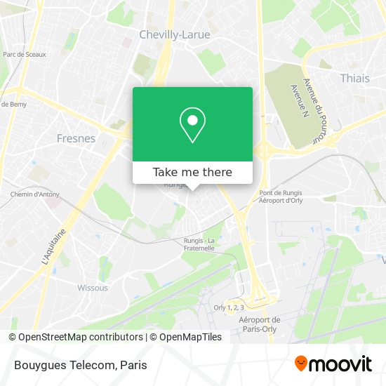 Mapa Bouygues Telecom