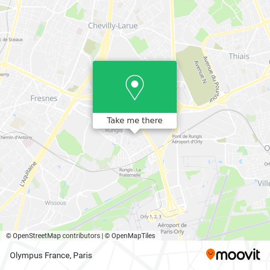 Olympus France map