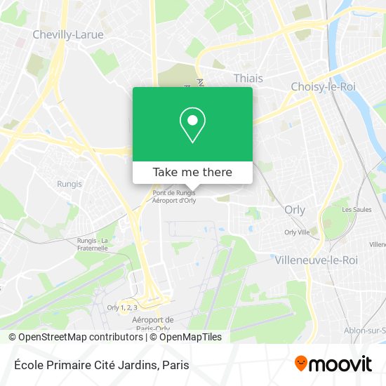 Mapa École Primaire Cité Jardins