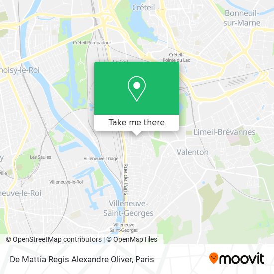 De Mattia Regis Alexandre Oliver map