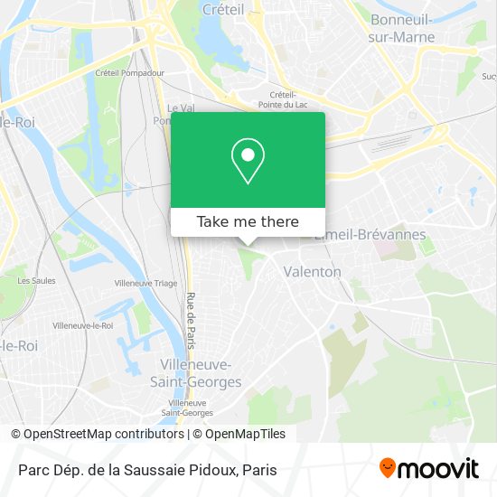 Parc Dép. de la Saussaie Pidoux map