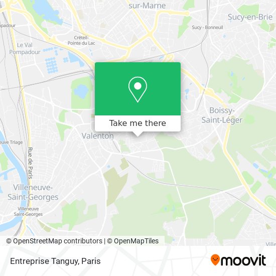 Entreprise Tanguy map