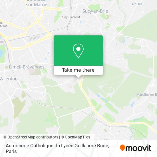 Aumonerie Catholique du Lycée Guillaume Budé map