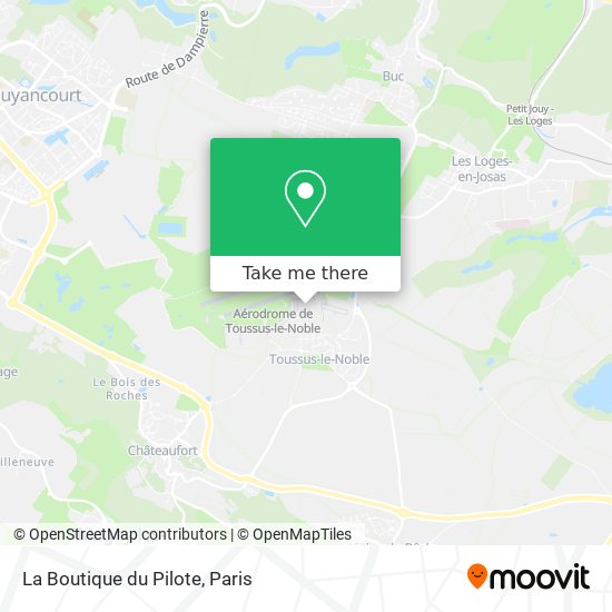 La Boutique du Pilote map