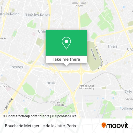 Boucherie Metzger Ile de la Jatte map