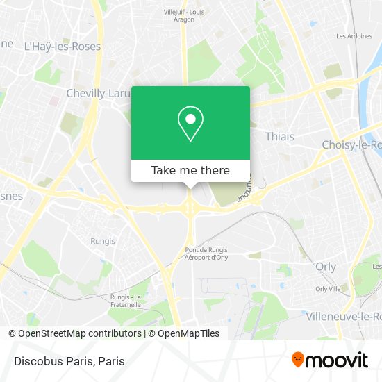 Mapa Discobus Paris