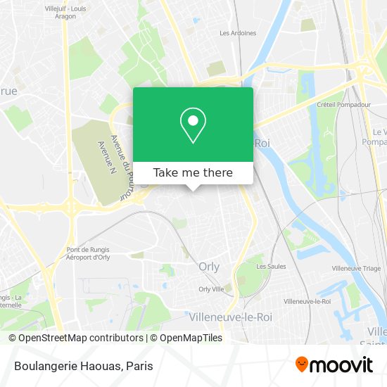Mapa Boulangerie Haouas