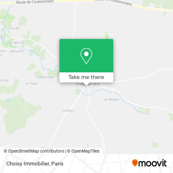 Choisy Immobilier map