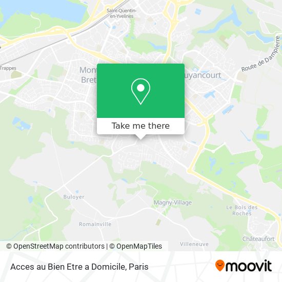 Acces au Bien Etre a Domicile map