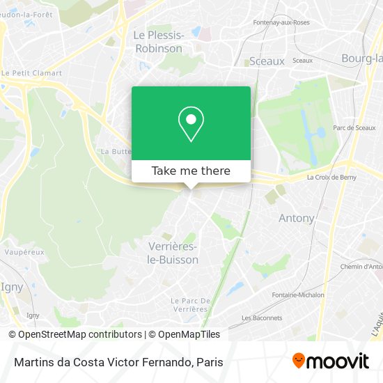 Martins da Costa Victor Fernando map