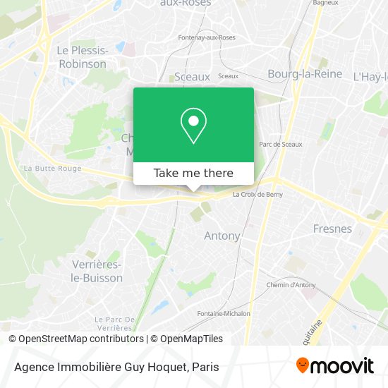 Mapa Agence Immobilière Guy Hoquet