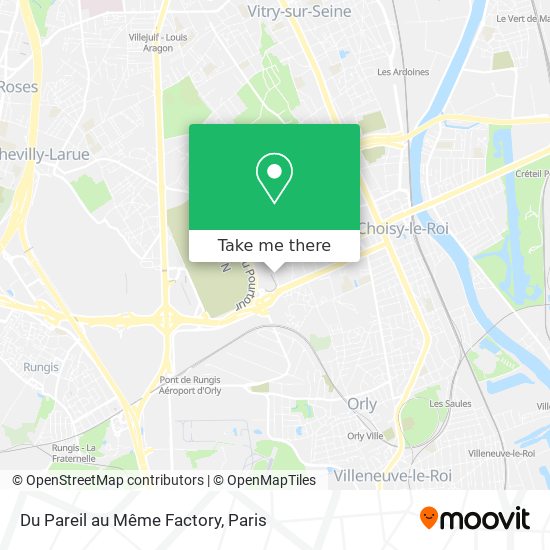 Du Pareil au Même Factory map