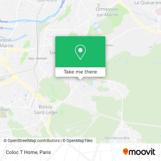 Coloc T Home map